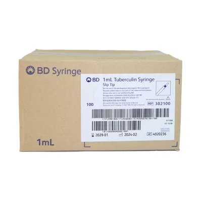 BD Disposable Syringe 1 ml 100 Pieces