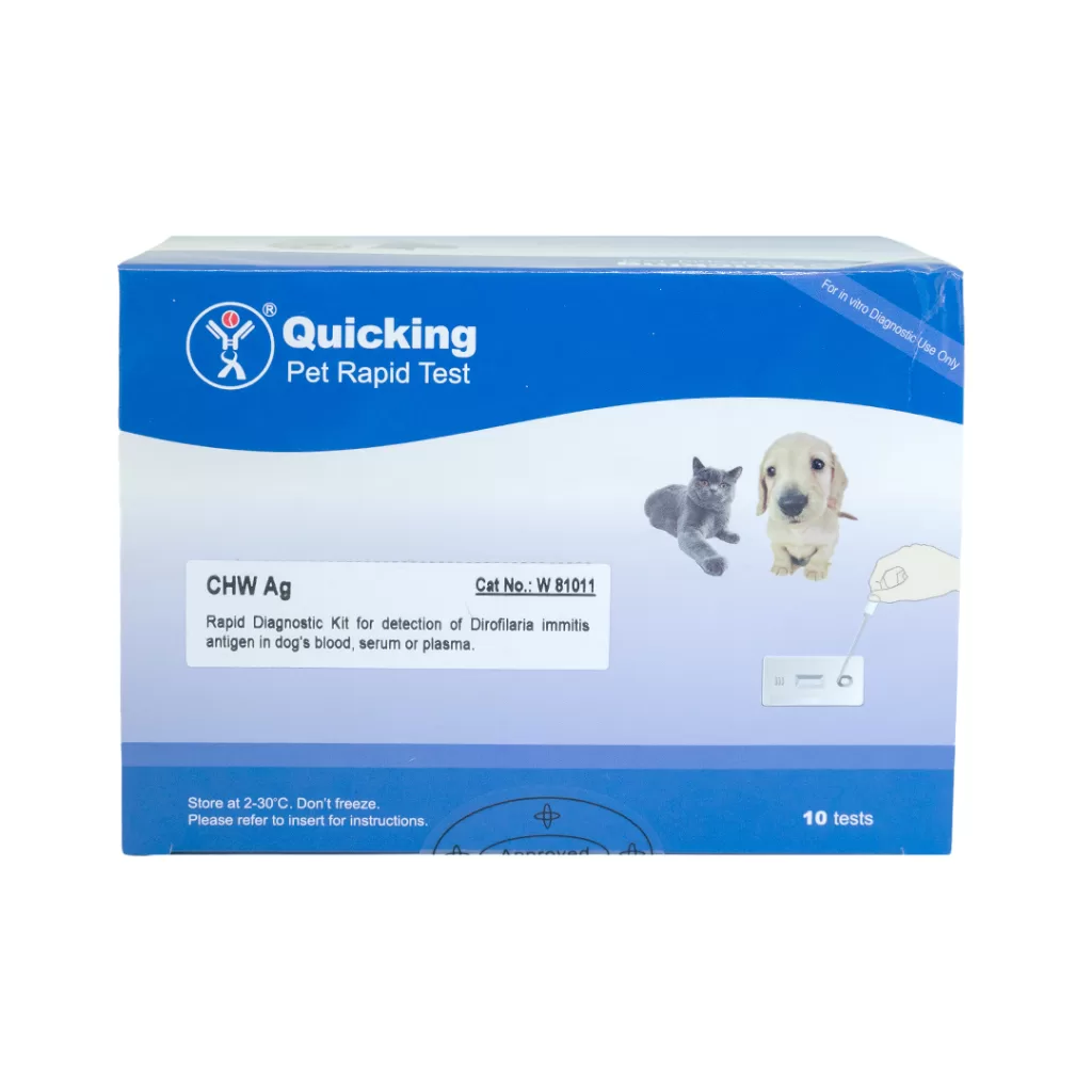 Quicking Rapid Canine Heartworm Test Kit - 10 Tests
